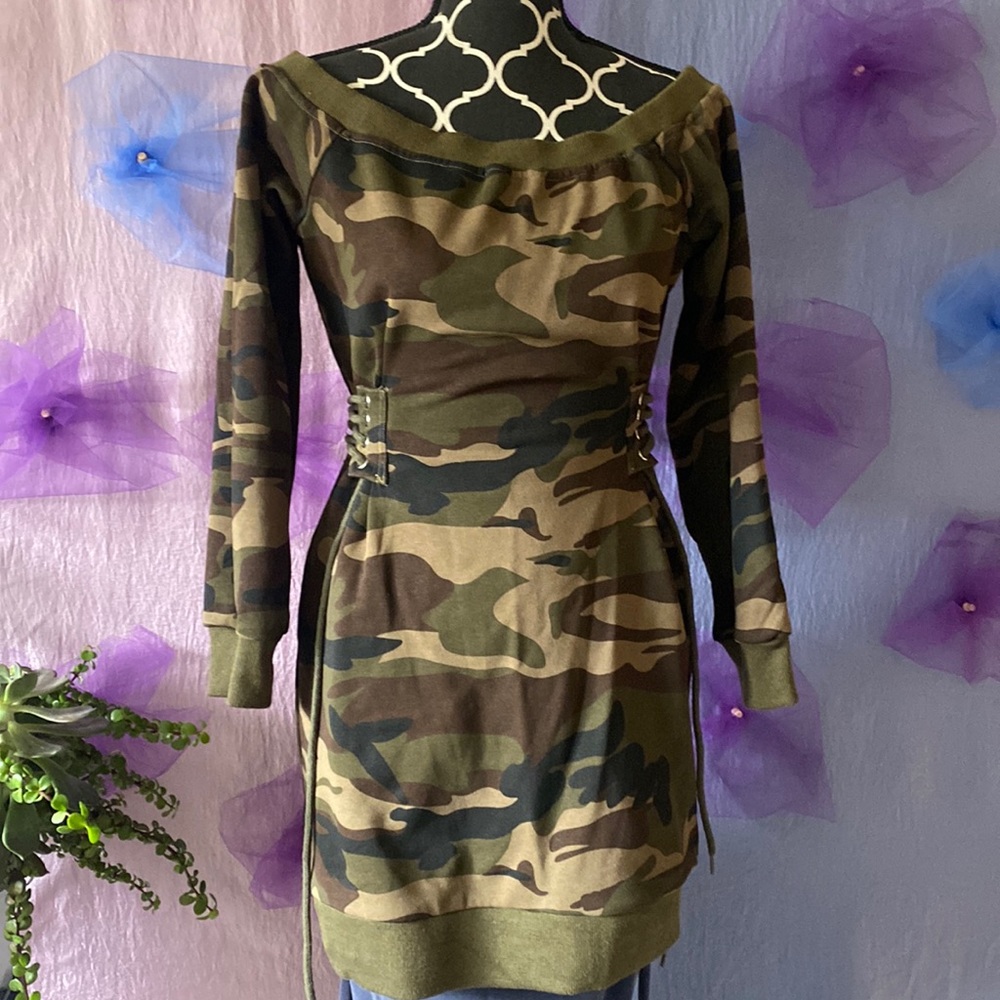 Akira camo dress